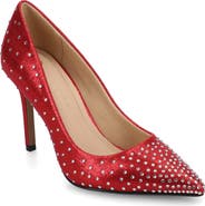 Journee Collection Embellished Pointed Toe Pump