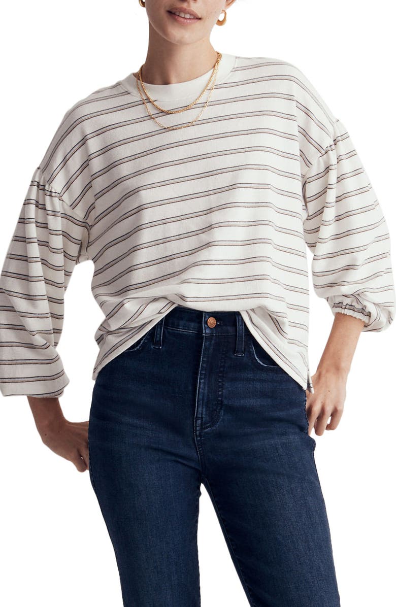 Madewell Dreamiest Knit Long-Sleeve Tee, Main, color,