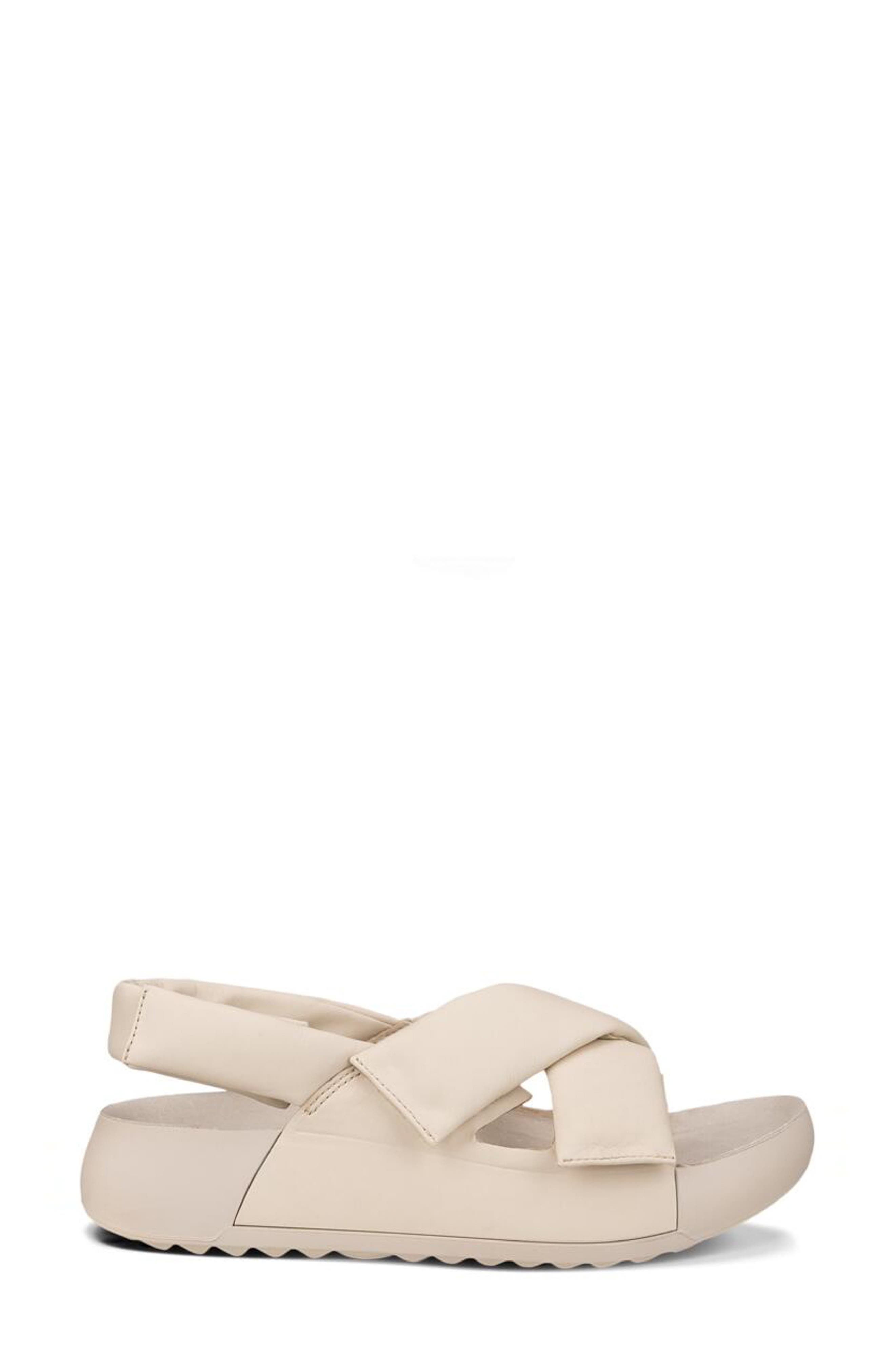 ECCO Cozmo PF Water Resistant Platform Sandal, Alternate, color, Limestone