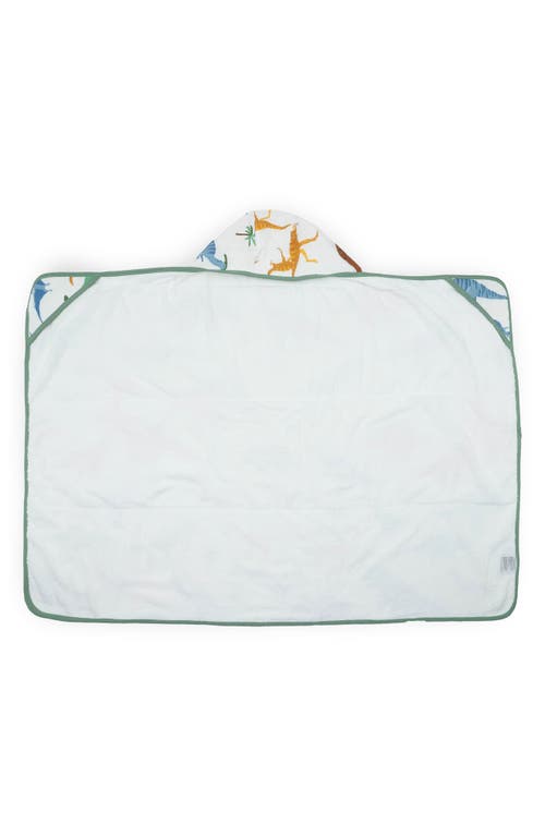 Little Unicorn Cotton Muslin & Terry Hooded Towel In Multi