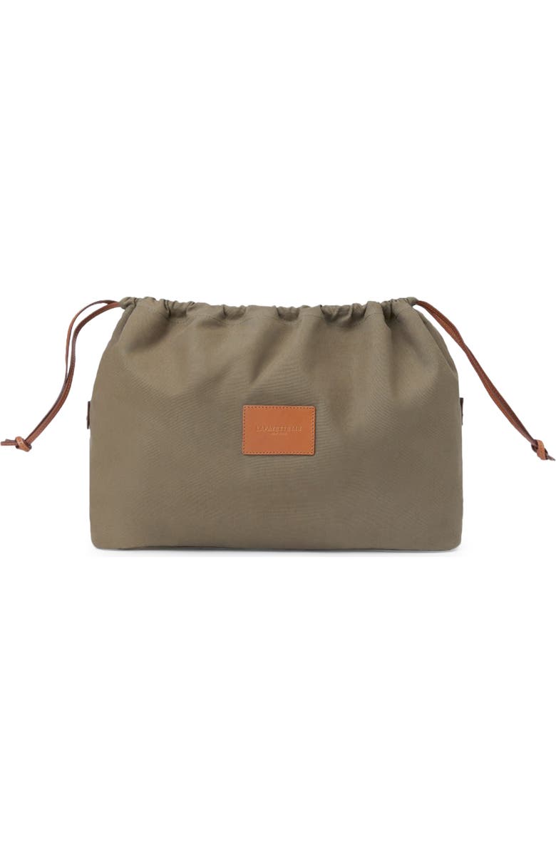 Lafayette 148 New York Large 8 Knot Canvas & Vachetta Leather Tote, Alternate, color,