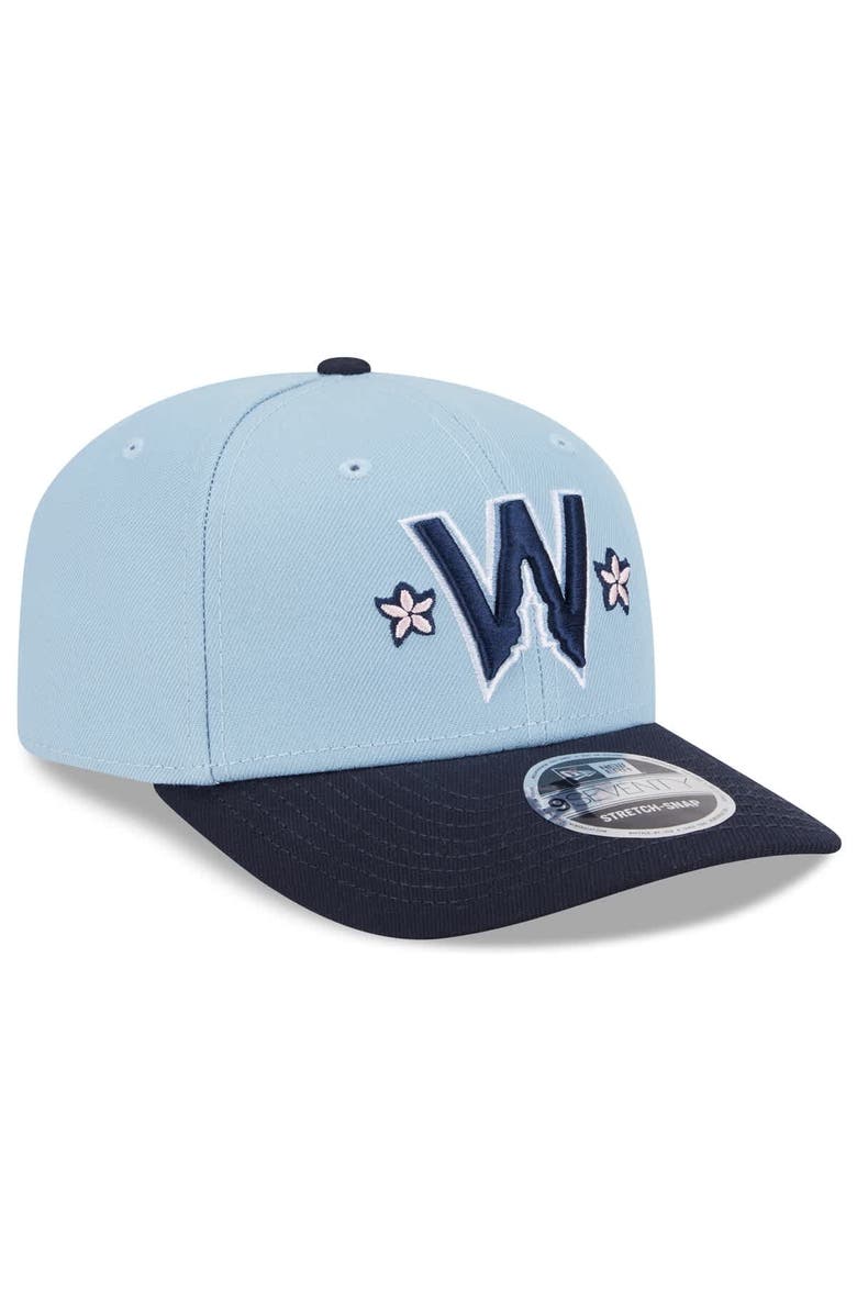 New Era Men's New Era Light Blue/Navy Washington Nationals 2025 City Connect 9SEVENTY Adjustable Hat, Alternate, color, Light Blue