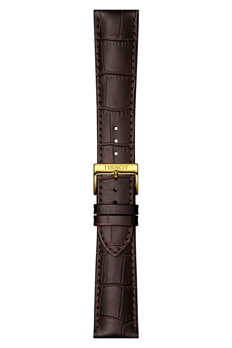 Classic Dream Leather Strap Watch, 42mm, Alternate, color, BROWN