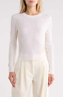 Cheval Merino Wool Crewneck Sweater