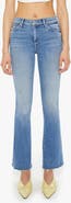 MOTHER The Weekend Fray Hem Bootcut Jeans
