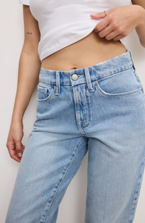 Good American The Weekender Petite High Rise Jeans In I750 In Indigo750