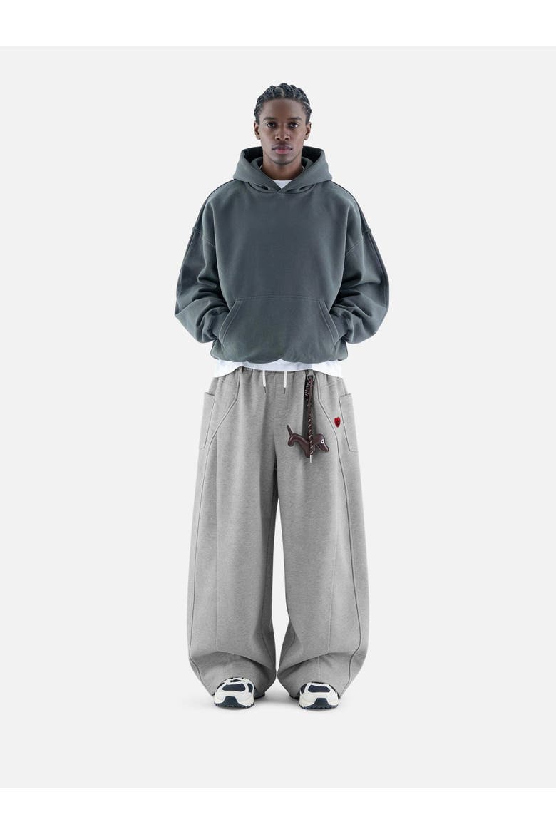 Keychain Baggy Sweatpants, Main, color, Grey