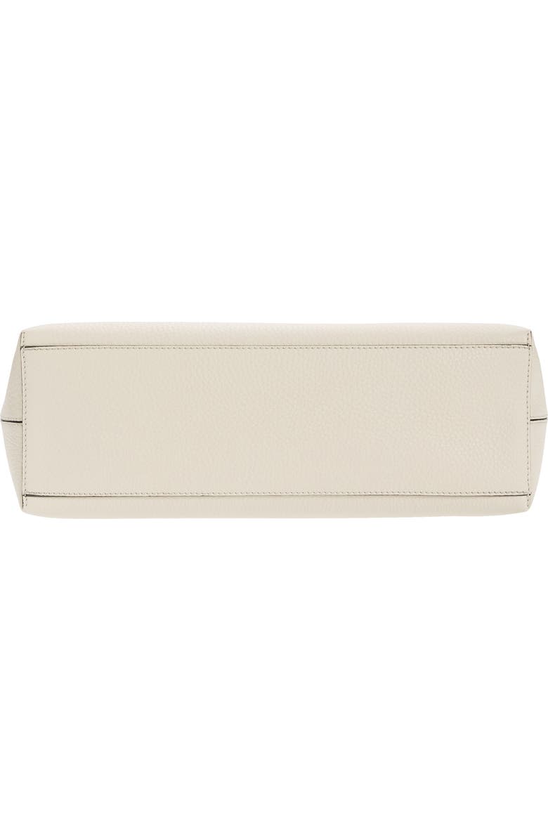 Valentino Garavani Rockstud Leather Tote, Alternate, color, Light Ivory