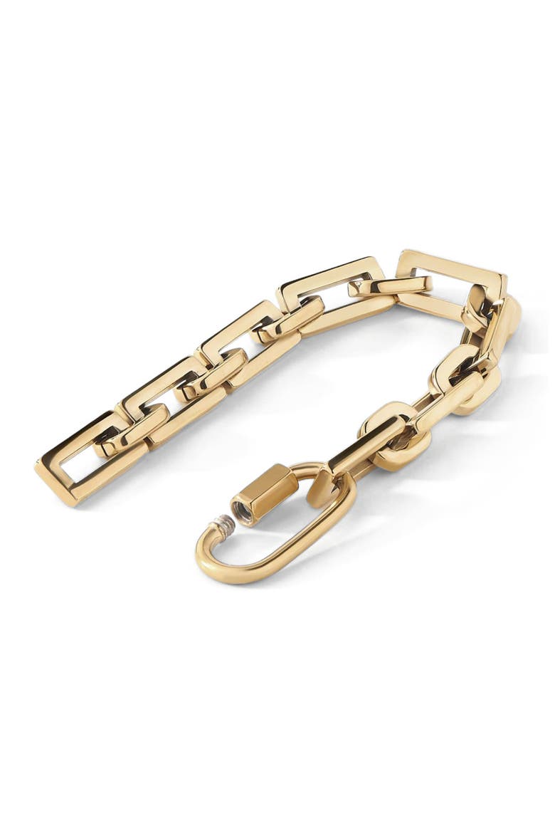 The Bailey Lock Bracelet, Alternate, color, Gold