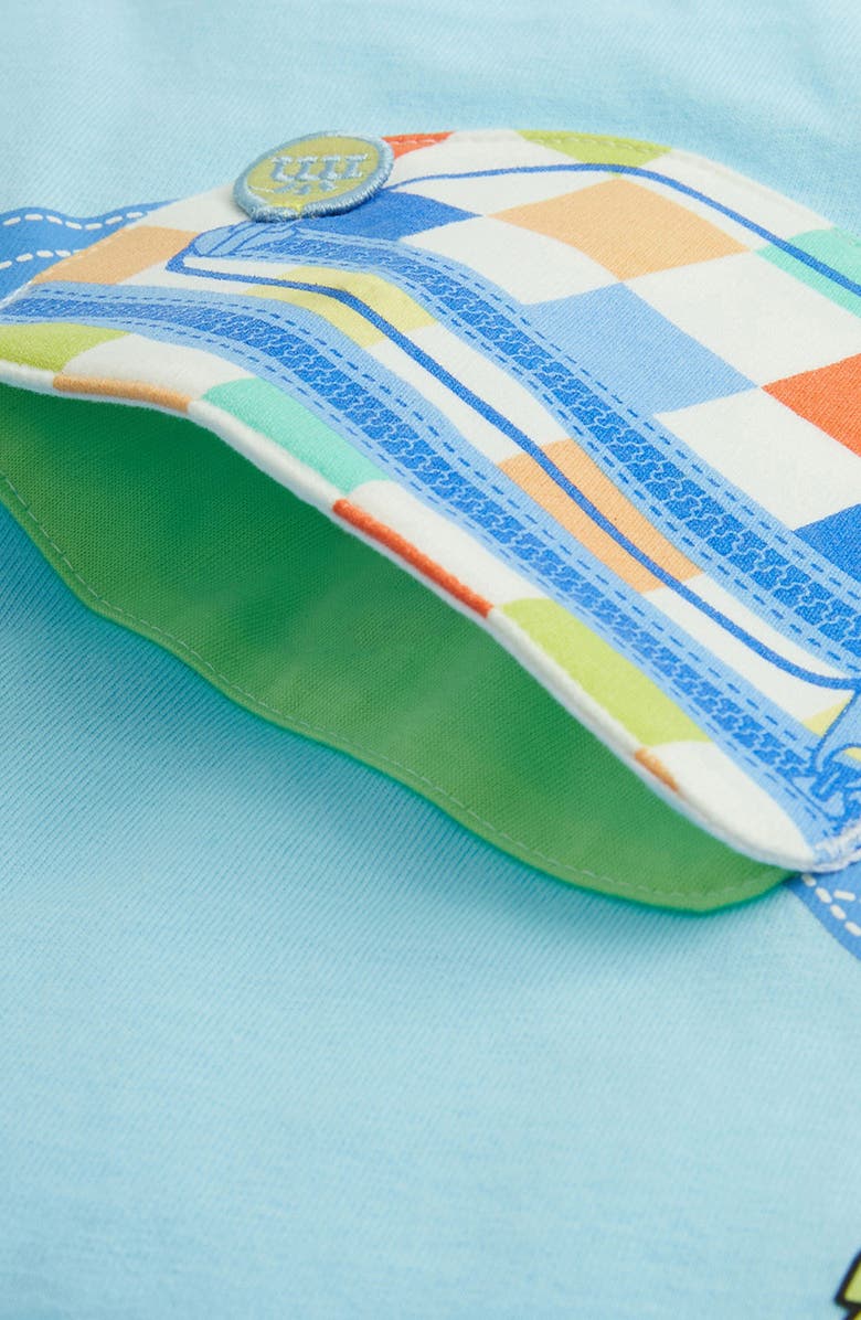 Magnetic Me Kids' Fidget Cotton Graphic T-Shirt & Shorts Set, Alternate, color, Blue