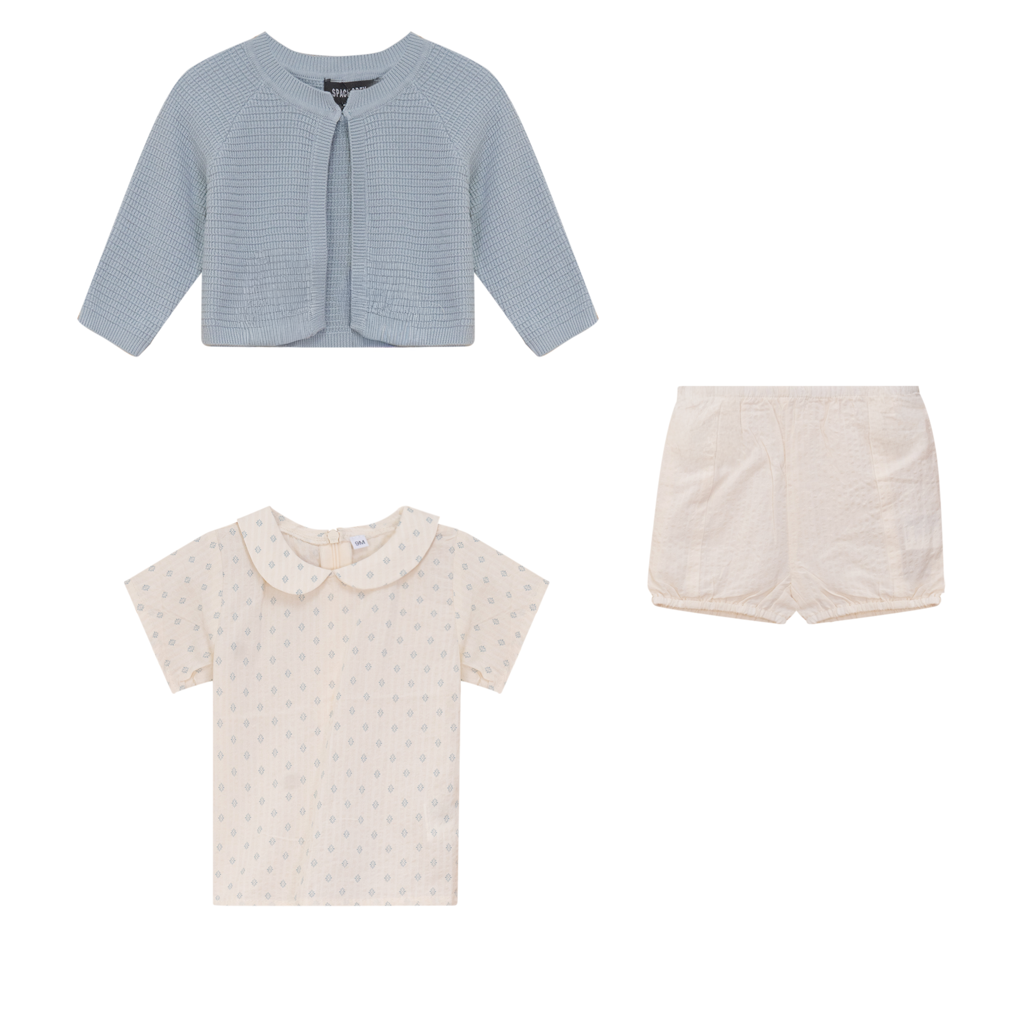 selected Cream/Blue