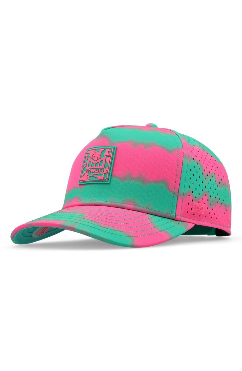 Melin Hydro Odysea Neon Tie Dye Hat, Main, color, Neo Pink