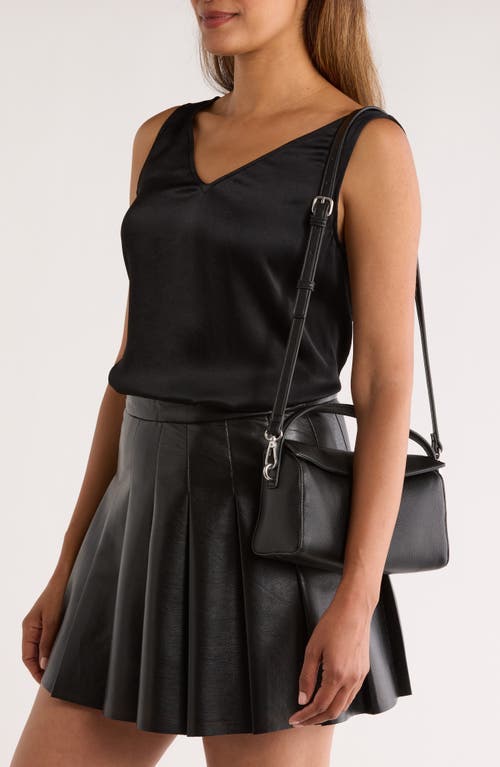 Bcbg Top Handle Mini Shoulder Bag In Black