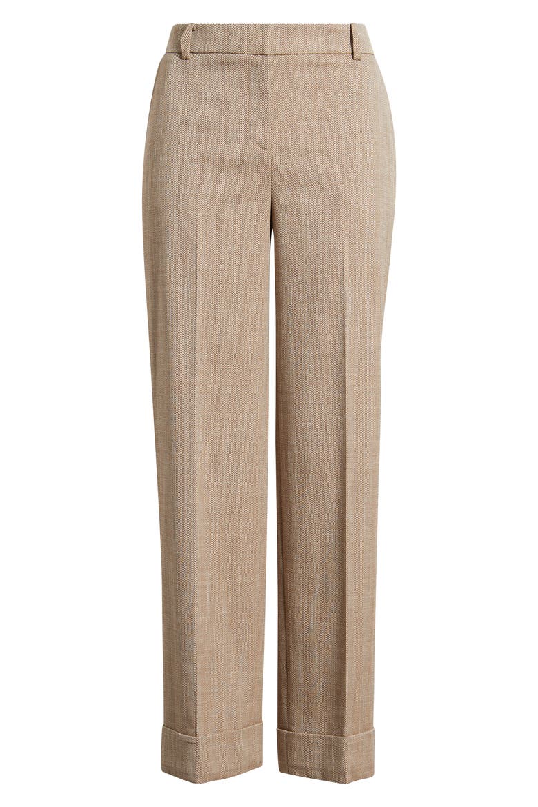 Cuff Ankle Pants, Alternate, color, RUST MULTI