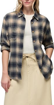 prAna Cabin Core Plaid Flannel Shirt
