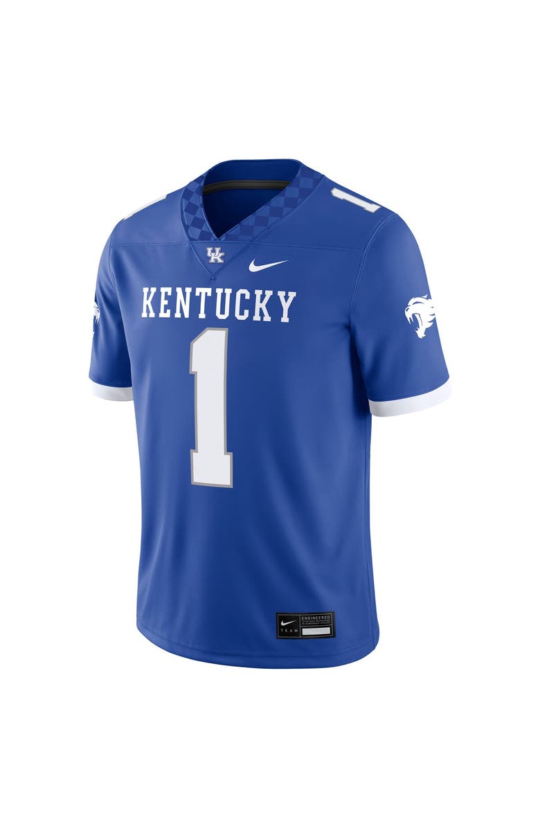 Nike Men's Nike #1 Royal Kentucky Wildcats Game Jersey, Alternate, color, Royal