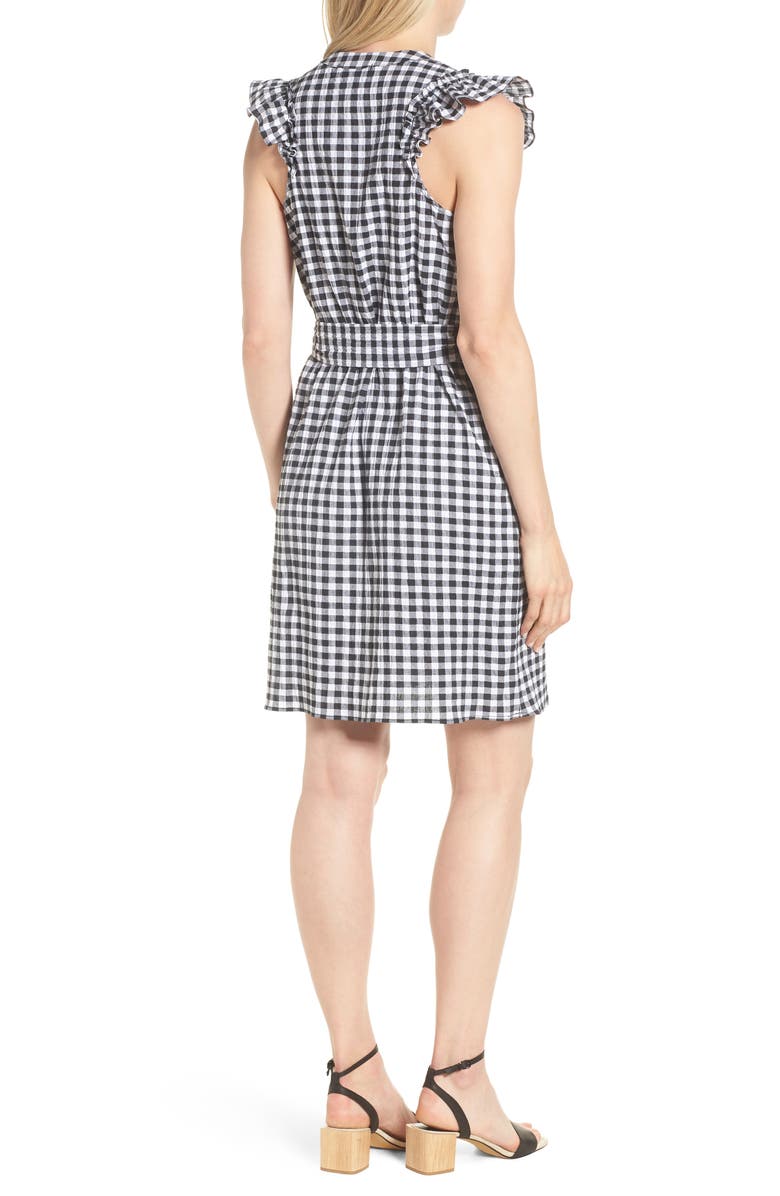 GIBSONLOOK Gibson x Hi Sugarplum! Flamenco Ruffle Trim Dress, Alternate, color, 