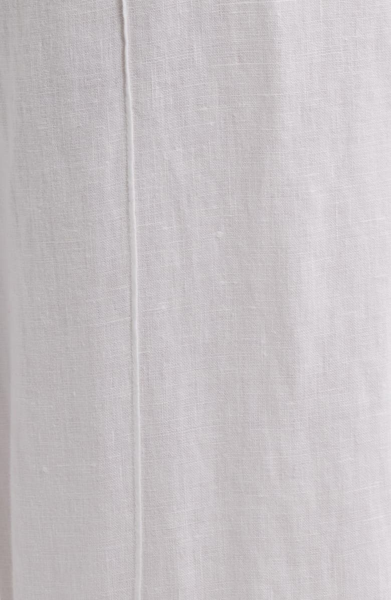 Bella Dahl Pintuck Linen Pants, Alternate, color, White