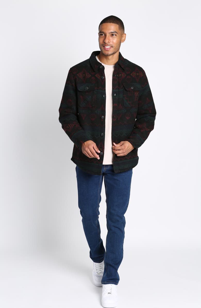 JACHS Fleece Lined Shirt Jacket, Alternate, color, 