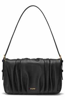 Oryany Bell Pleated Leather Shoulder Bag