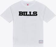 Mitchell & Ness Men's Mitchell & Ness White Buffalo Bills Monochrome T-Shirt