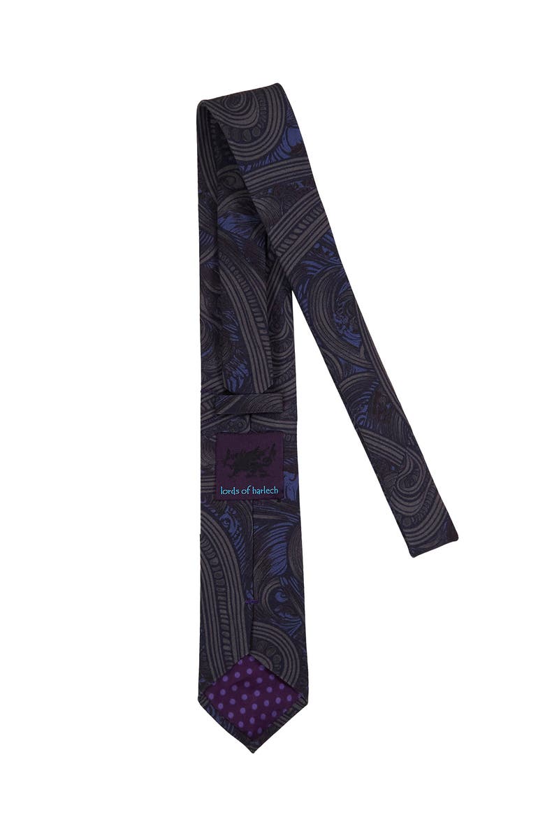 Lords of Harlech Talia Tie, Alternate, color, Badalona Smoke