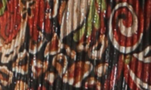 Flying Tomato Long Sleeve Metallic Plissé Minidress In Brown