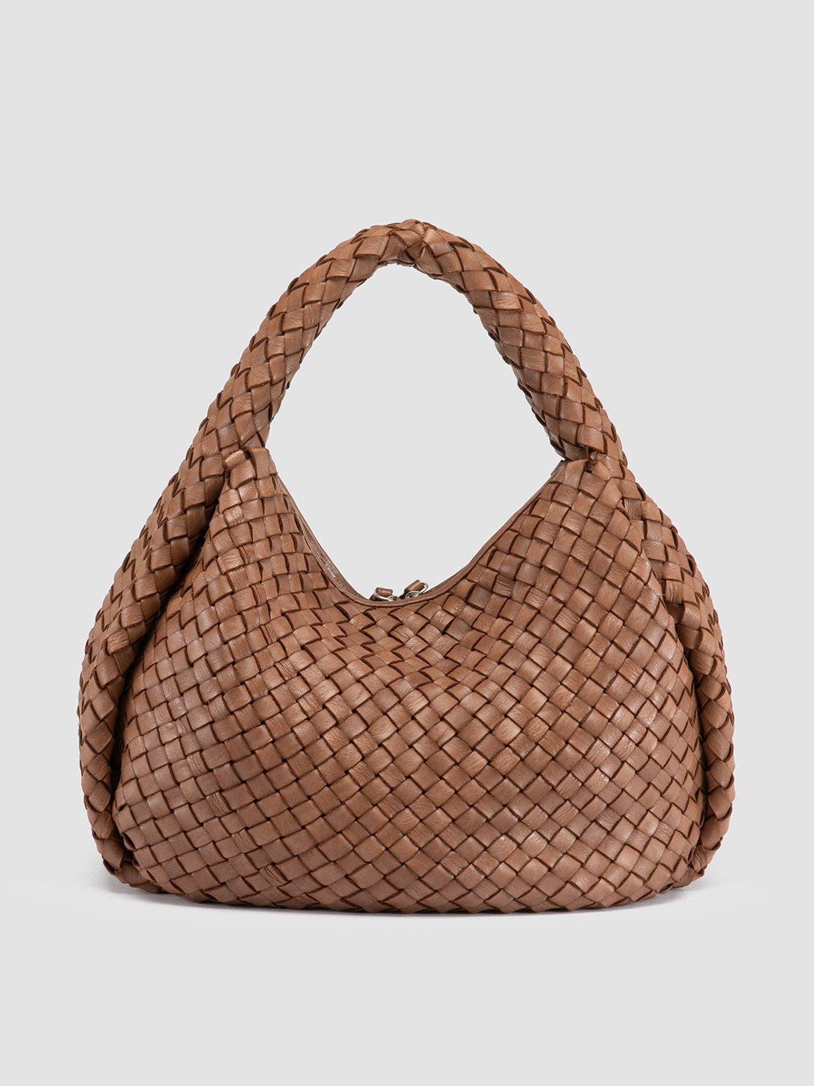 BOLINA 148 Hand-Woven Shoulder Bag, Alternate, color, Brown