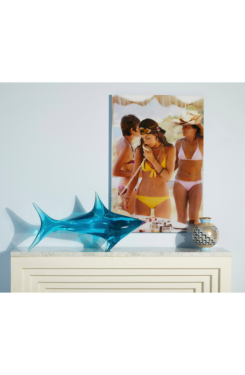 Jonathan Adler Acrylic Shark Sculpture, Alternate, color, 
