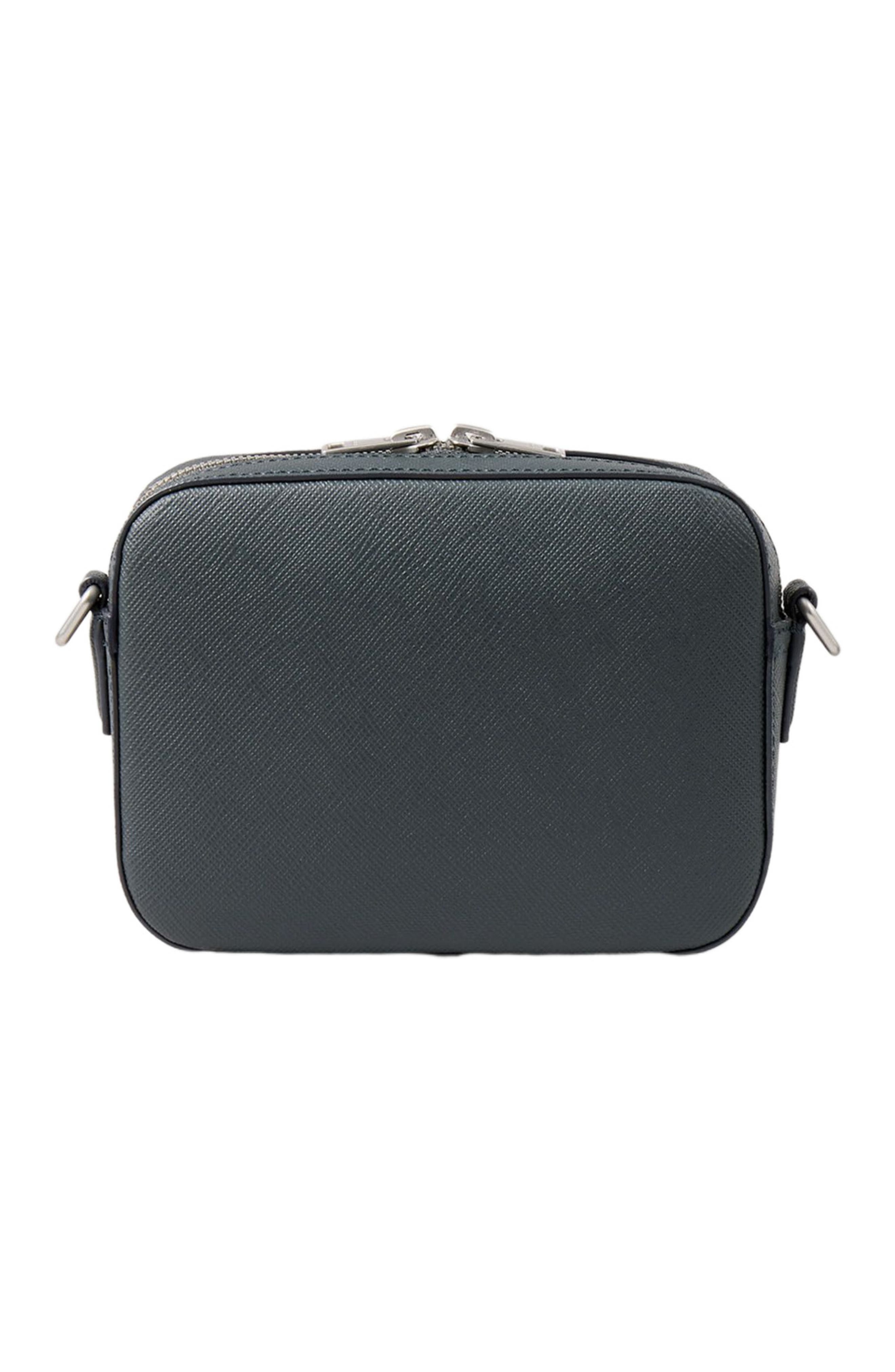 SANDRO Small reconstituted leather bag, Alternate, color, Steel