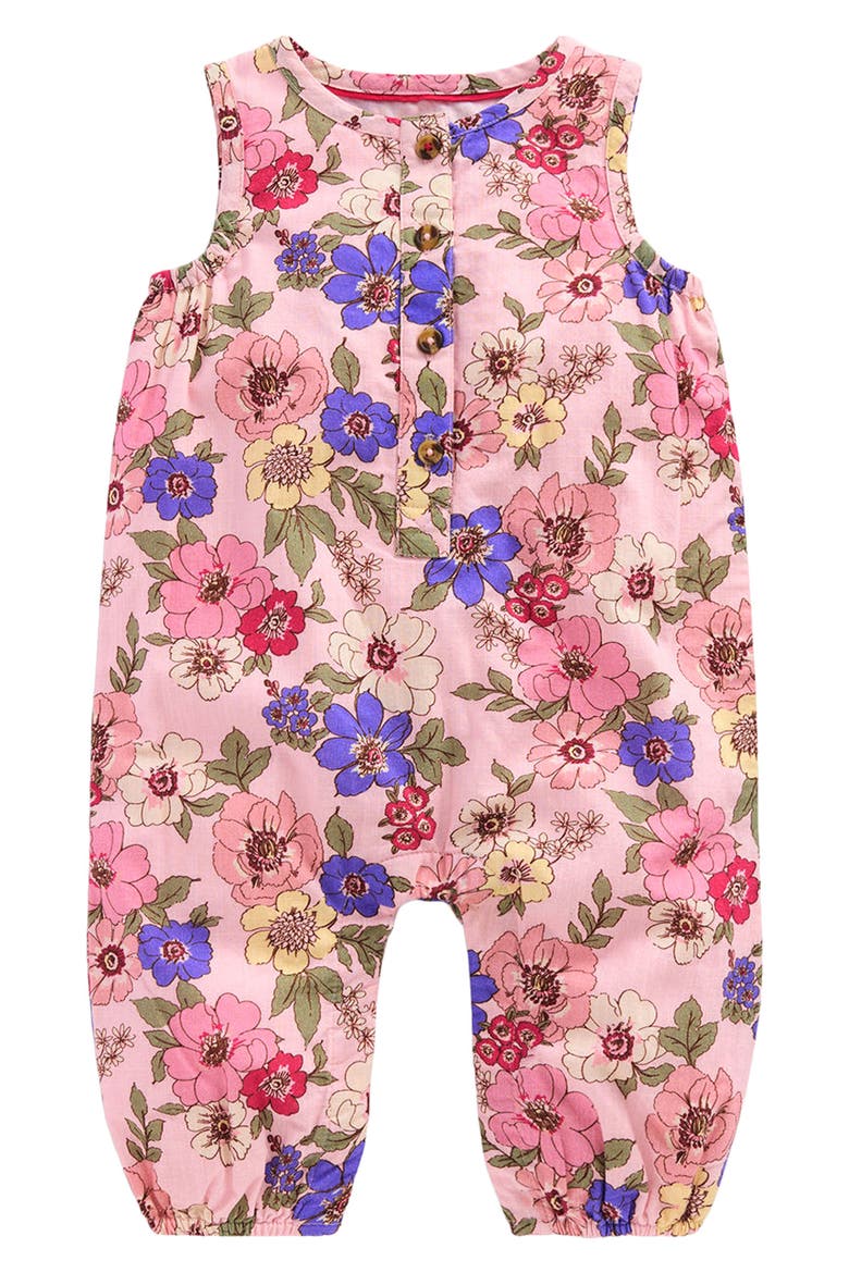 Button-Up Romper, Main, color, PINK FLORAL