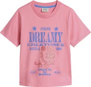 Scotch & Soda Kids' Graphic Relaxed Fit Cotton T-Shirt