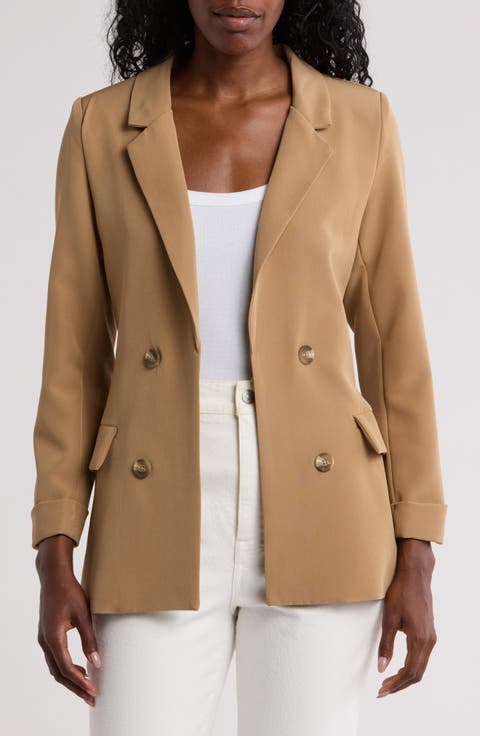 Notch Collar Blazer