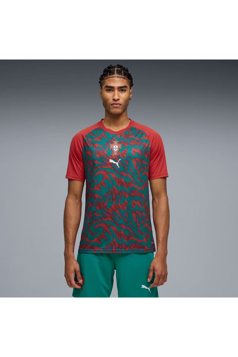 Men's Puma Red Portugal National Team Pre-Match Jersey, Main, color, Red