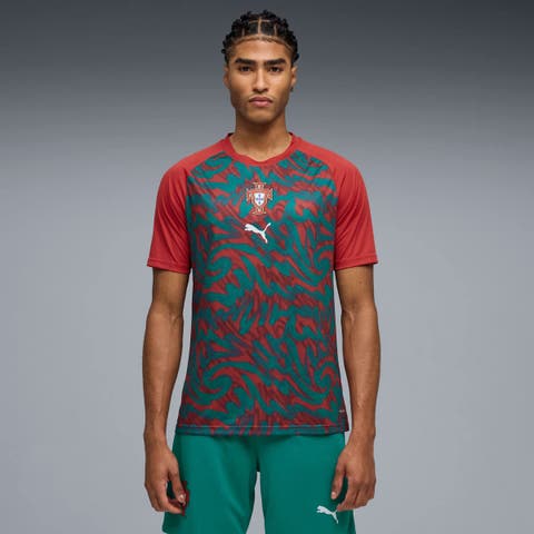 Men's Puma Red Portugal National Team Pre-Match Jersey