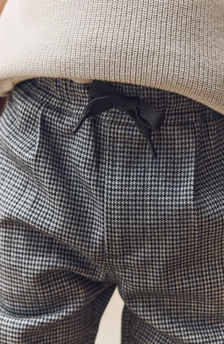 NEXT Kids' Check Print Pants, Alternate, color, Black Multi