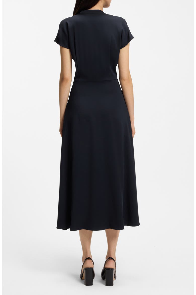 Dareza V Neck Jersey Midi Dress, Alternate, color, SKY CAPTAIN