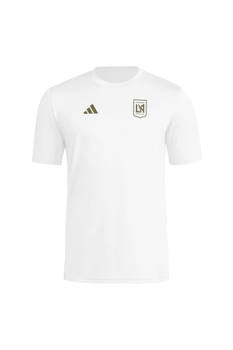 Men's adidas Son Heung-Min White LAFC Pre-Game T-Shirt, Alternate, color, White
