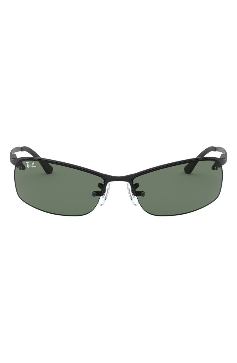 Ray-Ban 60mm Polarized Aviator Sunglasses, Main, color,