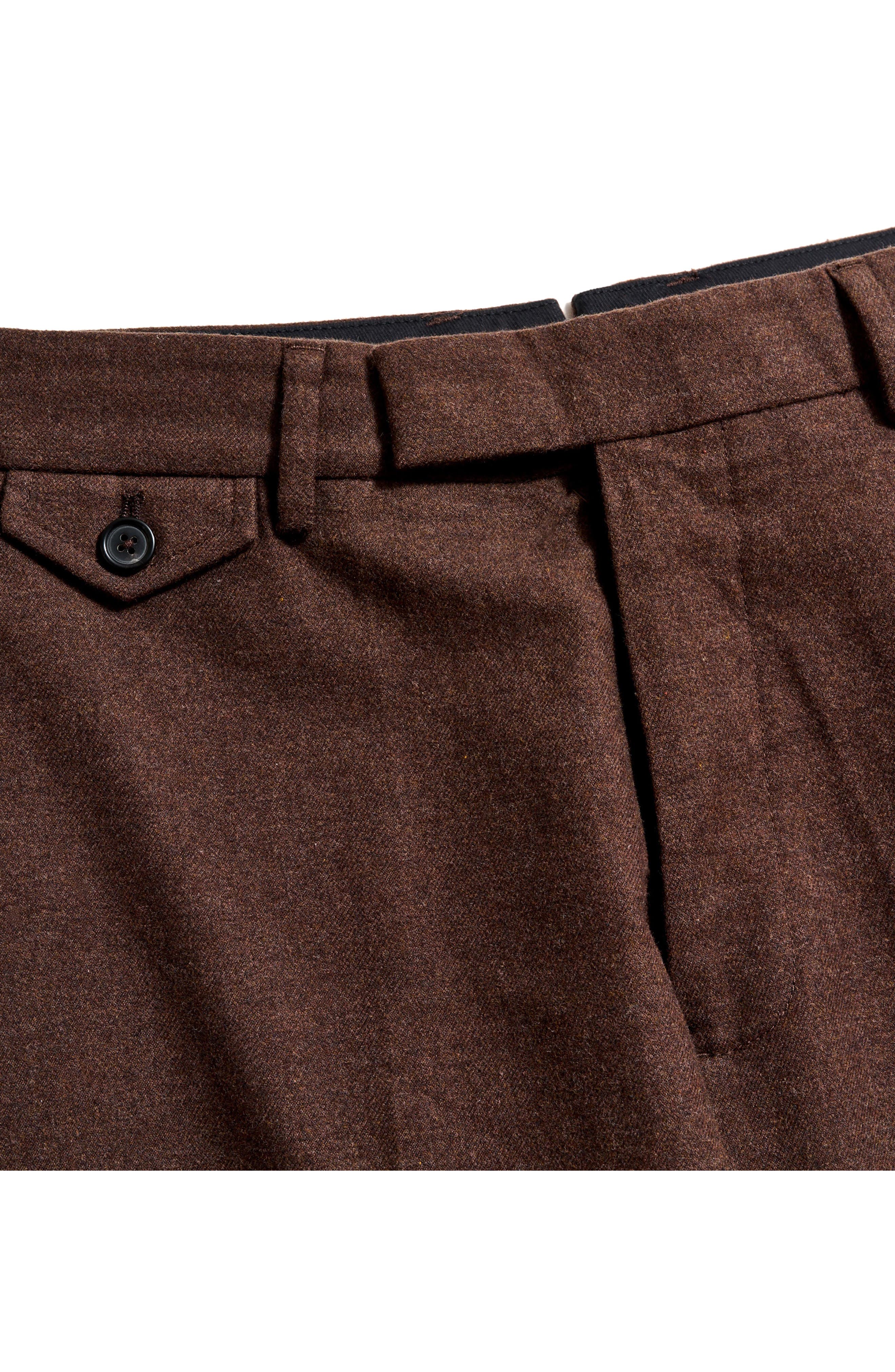 Flat Front Cotton Flannel Dress Pants - image 4