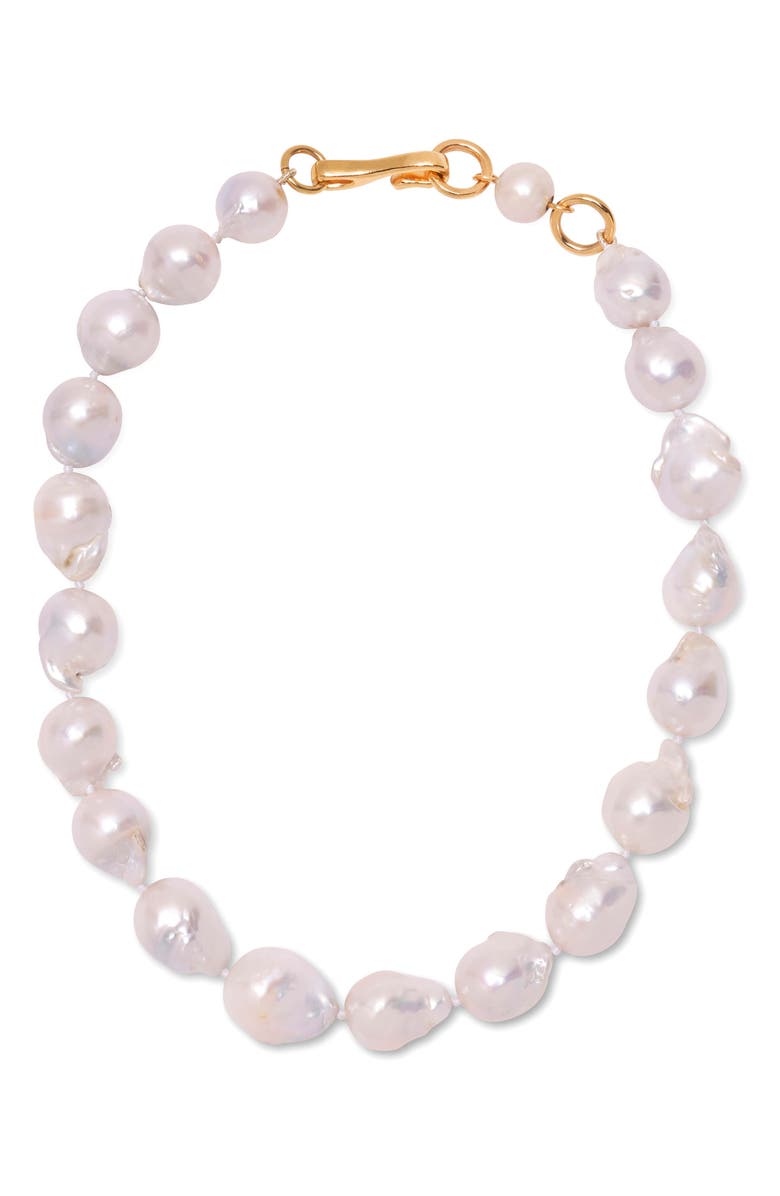 Lizzie Fortunato Claude Pearl Collar Necklace, Main, color, 