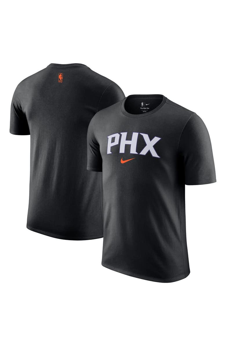 Nike Men's Nike Black Phoenix Suns 2025/26 City Edition Remix Essential Logo T-Shirt, Main, color, Black