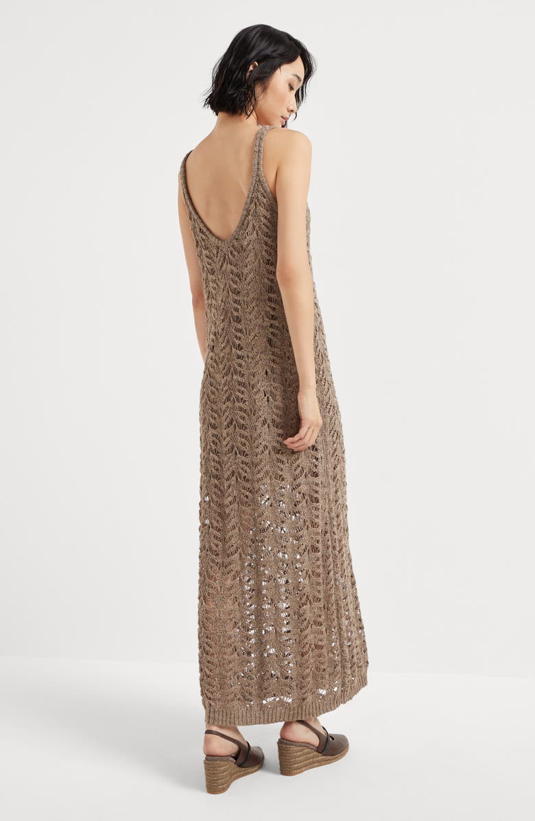 Brunello Cucinelli Foliage Lace dress, Alternate, color, 