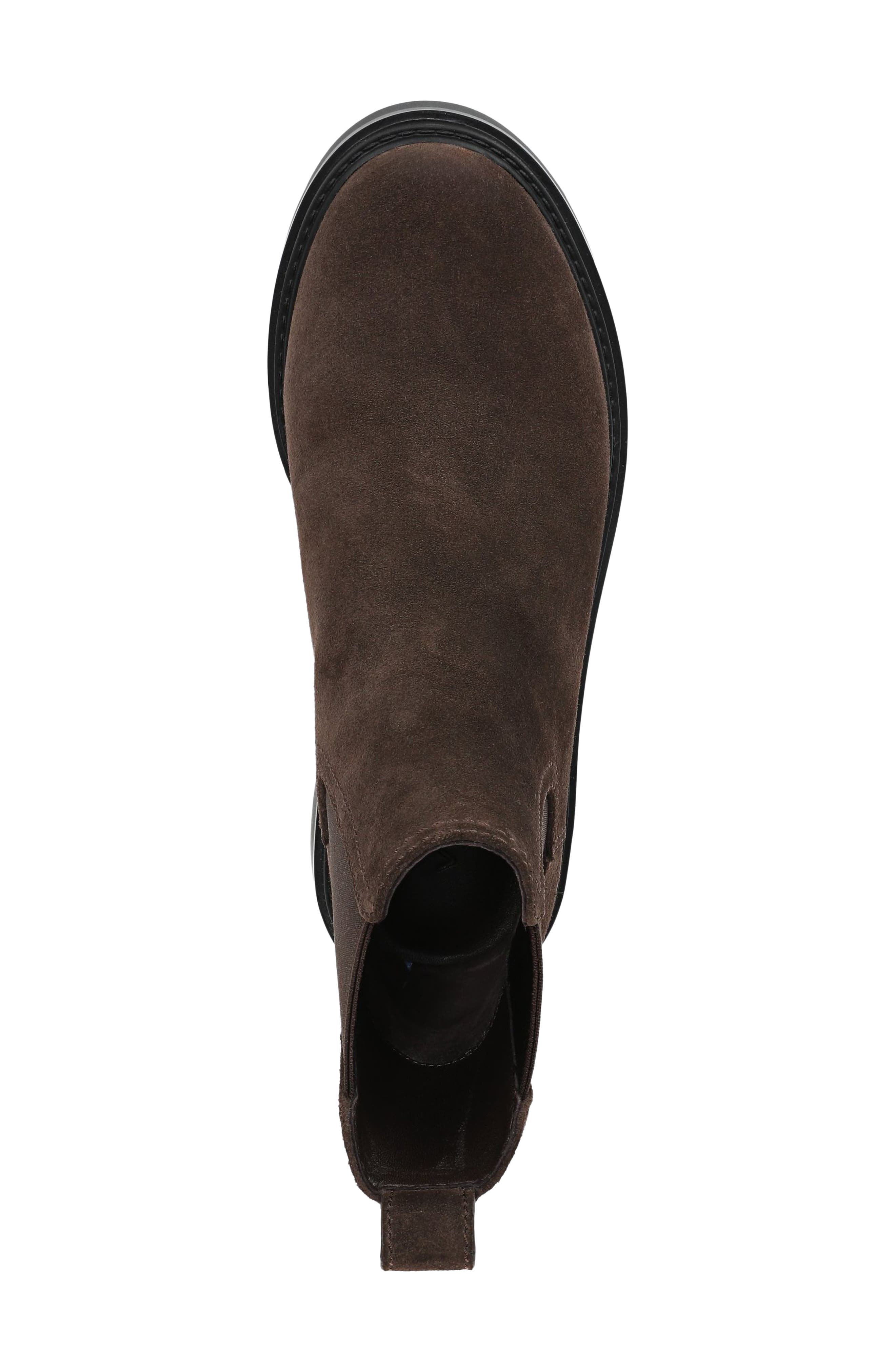 Pinecrest Platform Chelsea Boot, Alternate, color, TRUFFLE LEATHER