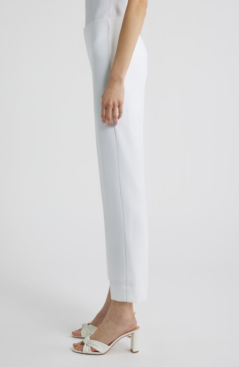 Anne Klein Hollywood Waist Ankle Pull-On Pants, Alternate, color, Crisp White
