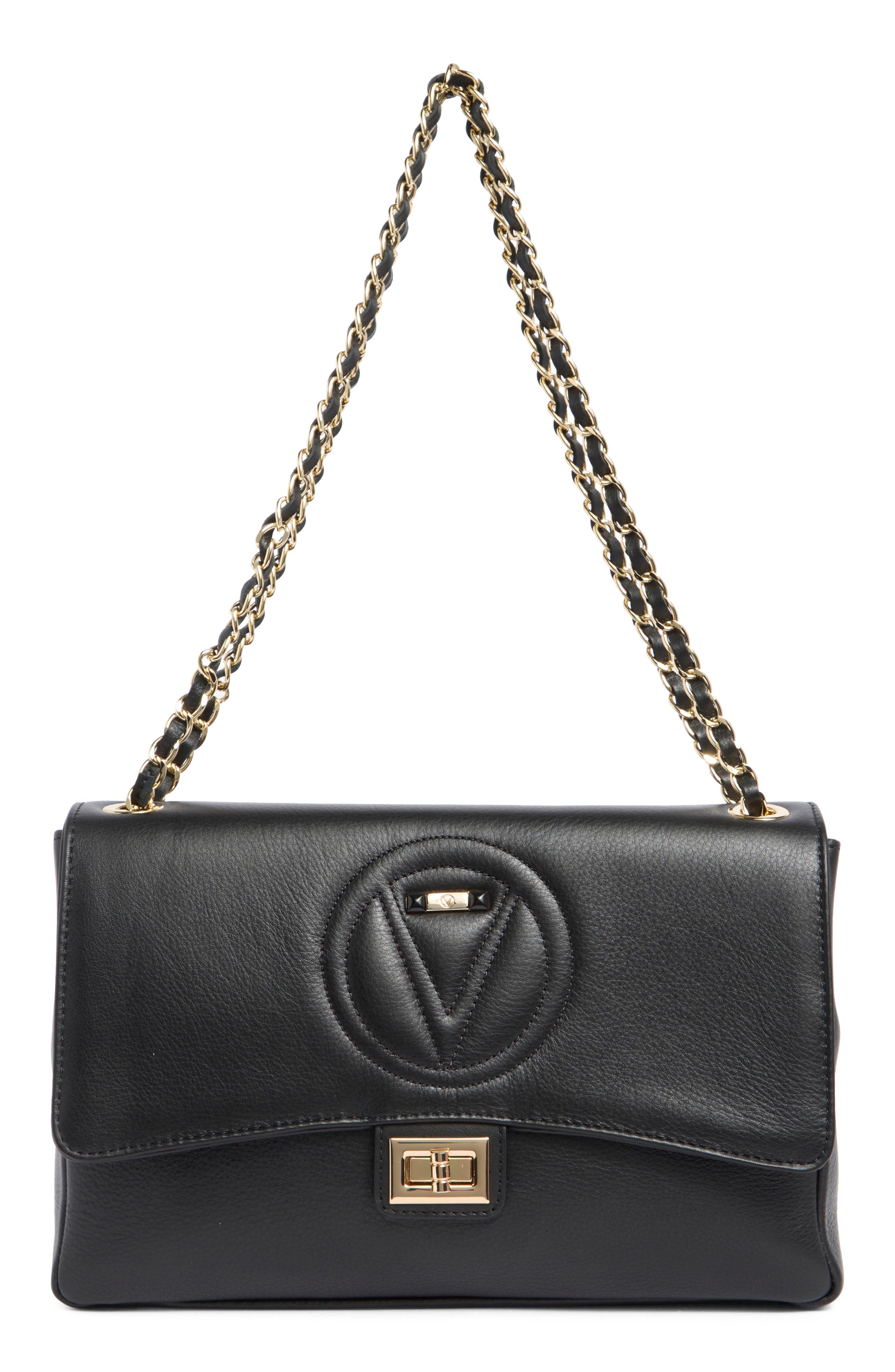 VALENTINO BY MARIO VALENTINO Posh Leather Shoulder Bag, Main, color, 