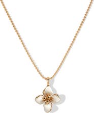 RETRO CHIC Iris Blossom Pendant Necklace