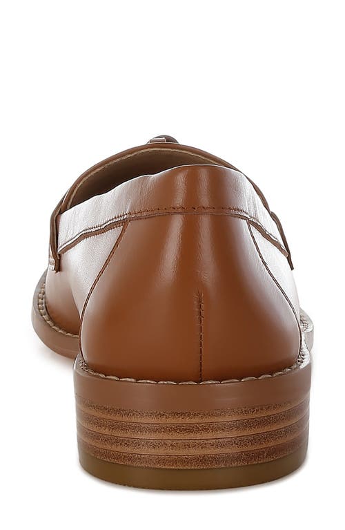 Rag & Co Women's Brown Yelena Real Leather Tassel Loafers In Tan In Tan