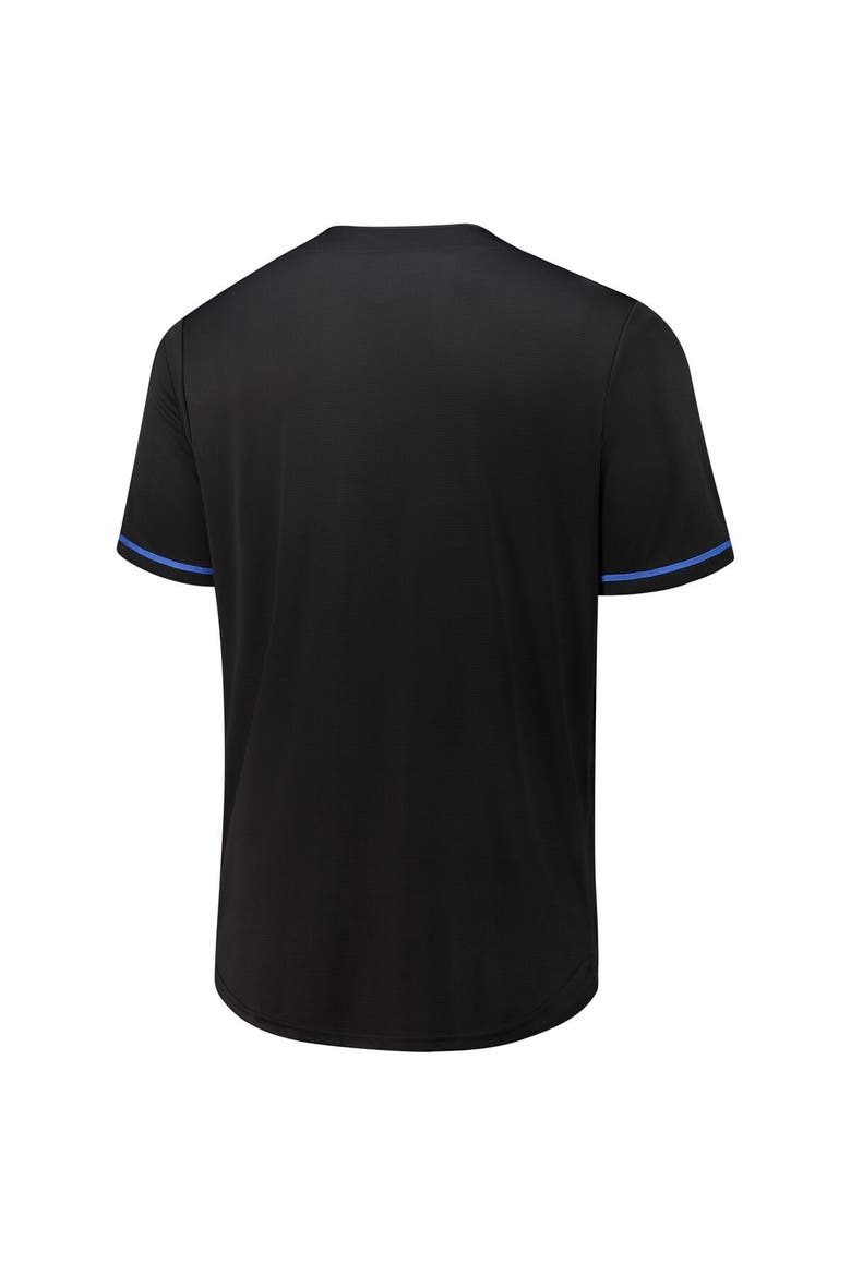 Men's Fanatics  Black Detroit Lions Pop Full-Button Jersey, Alternate, color, Black