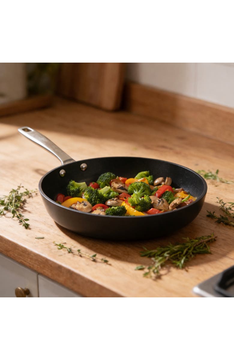 Alva Maestro Ceramic Nonstick Frying Pan, Alternate, color, Black 11 Inch